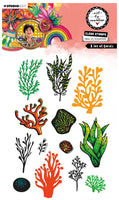 
              ABM - Art by Marlene Clear Stamp - Clear stamp A lot of corals - ABM 25 collection no. 888
            