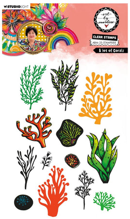 ABM - Art by Marlene Clear Stamp - Clear stamp A lot of corals - ABM 25 collection no. 888
