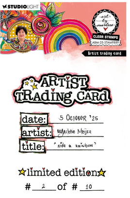ABM - Art by Marlene Clear Stamp - Clear Stamp Artist Trading Card (ABM-25-STAMP889)
