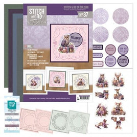 Stitch and do on Colour 37 - Pastel Purple Christmas