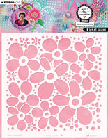 
              ABM - Art by Marlene - PRE-ORDER Mask  Stencil A Lot of Daisies
            