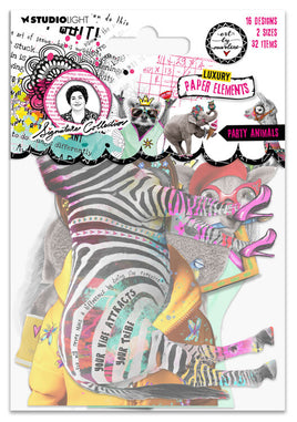 Studio Light - Art by Marlene - Signature Collection - Paper Elements - Party Animals