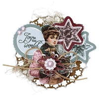 
              Studio Light - Jenine's Mindful Art - Christmas Blush Collection -Paper Elements 35 collage elements
            