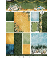 Studio Light - die-cuts - Christmas Forest A4 Background Paper Pad (SL-CF-DPP474)