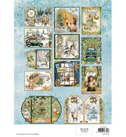 Studio Light - die-cuts - Christmas Forest A4 Card Making Pad (SL-CF-CMP40)