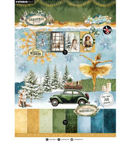 Studio Light - die-cuts - Christmas Forest A4 Die-Cut Paper Pad (SL-CF-DCPP473)