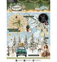 Studio Light - Christmas Forest -  A5 Die-Cut Paper Pad (SL-CF-DCPP475)