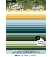 Studio Light - Christmas Forest - A5 Unicolor Paper Pad (SL-CF-UPP478)