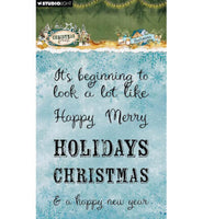 Studio Light - Christmas Forest - Clear Stamp Sentiments (SL-CF-STAMP954)