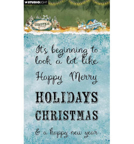 Studio Light - Christmas Forest - Clear Stamp Sentiments (SL-CF-STAMP954)