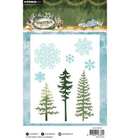 Studio Light - Christmas Forest - Cutting Dies - Trees and Snow (SL-CF-CD1113) 10 pcs