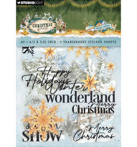 Studio Light - Christmas Forest -  Transparent Stickers Elements & Texts (SL-CF-STIC81)