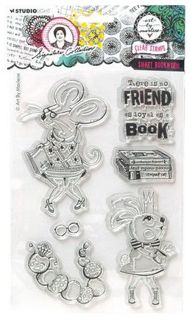 ABM Clear Stamp  - Studio Light - Smart bookworm Signature collection.