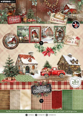 Studio Light  - Cottage Christmas A4 Die-Cut Paper Pad (SL-CC-DCPP483)