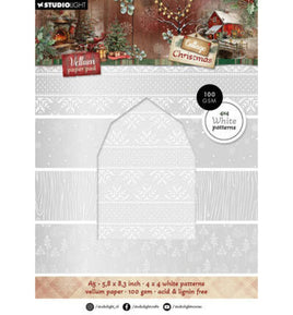 Studio Light - Cottage Christmas A5 Vellum Paper Pad (SL-CC-VPP489)