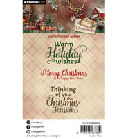 Studio Light - Cottage Christmas-Clear Stamp Warm Holiday Wishes (SL-CC-STAMP958)