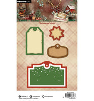 Studio Light - Cottage Christmas-Cutting Dies Christmas Labels (SL-CC-CD1115)