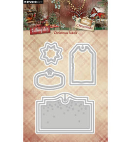 Studio Light - Cottage Christmas-Cutting Dies Christmas Labels (SL-CC-CD1115)