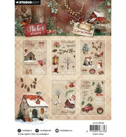 Studio Light - Cottage Christmas Transparent stickers Elements & Texts