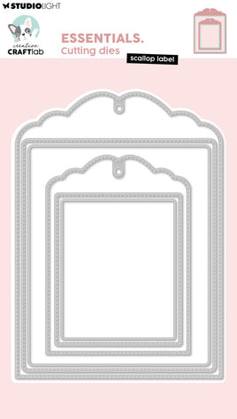 Studio Light - Creative Craftlab - Essentials - Cutting Die - Scallop Label