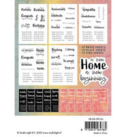 
              Studio Light - Dragonfly Dreams -Sentiments Sticker Pad (HE-DD-STIC56)
            