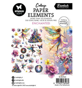 Studio Light - Essentials - Collage Paper Elements - Enchanted