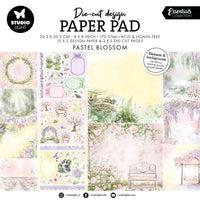
              Studio Light  - Essentials - 20.3x20.3cm Die-cut Design Paper Pad - Pastel Blossom
            