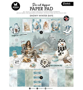 Studio Light - Essentials - Snowy Winter Days A4 Die-Cut Paper Pad (SL-ES-DCPP388)