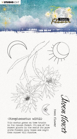 Studio Light - Moon Flower Clear Stamp - Strophocactus Wittii