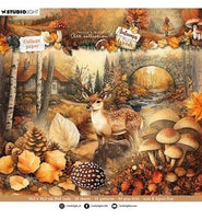 
              Studio Light -JMA - Autumn In The Woods- 8x8 Inch Collage Paper Pad (JMA-AW-CPP386)
            