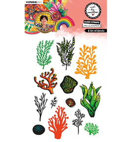 ABM - Art by Marlene Clear Stamp - Clear stamp A lot of corals - ABM 25 collection no. 888