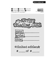 
              ABM - Art by Marlene Clear Stamp - Clear Stamp Artist Trading Card (ABM-25-STAMP889)
            