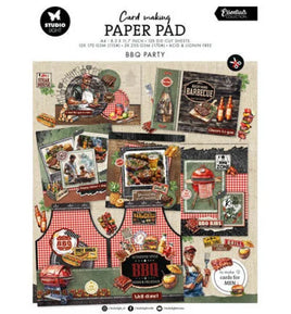 Studio Light -Essentials BBQ Party A4 Card Making Pad (SL-ES-CMP27)