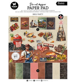 Studio Light -Essentials BBQ Party A4 Die-Cut Paper Pad (SL-ES-DCPP437