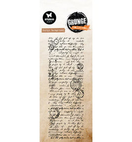 Studio Light - Grunge - Stamps- Script Background (SL-GR-STAMP891)