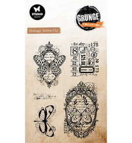Studio Light - Grunge - Stamps - Vintage Butterfly (SL-GR-STAMP893