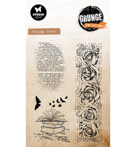 Studio Light - Grunge - Stamps - Vintage Roses (SL-GR-STAMP892)