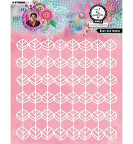 Art By Marlene - PRE ORDER - April Collection - Masking Stencil Abstract Leaves (ABM-26-MASK393)
