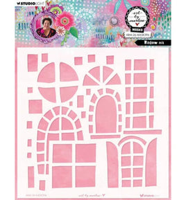 Art By Marlene - PRE ORDER - April Collection - Masking Stencil Window Mix (ABM-26-MASK396)
