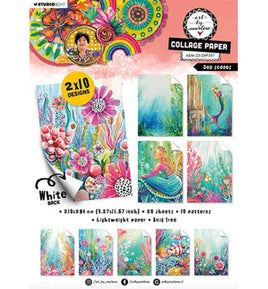 ABM - Art by Marlene - Sea Scenes A4 Collage Paper Pad (ABM-25-DPP397)