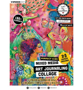 Art By Marlene - Studio Light -Whymsical World Cut and Paste Book (ABM-25-DPP359)