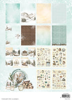 Studio Light  - Essentials - A4 Rustic Winter Die-cut Paper Pad (SL-ES-DCPP509)