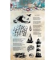 
              Studio Light • Jenine's Mindful Art Collection. - Tide of Hope - Stamp - Maritime Backgrounds (JMA-TH-STAMP931)
            