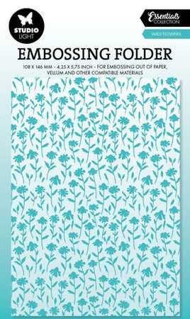 Studio Light • Essentials - Wild Flowers Embossing Folder