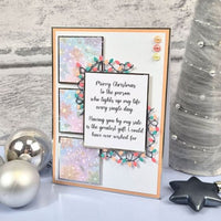 Hunkydory - Perfect Verses Foiled Paper Pad - Christmas