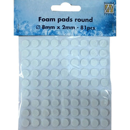 Nellie's Choice • Foam Pads Round Ø0.3" 81 pcs