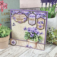 Hunkydory - February - Violet Luxury Topper Sheet YEAR702