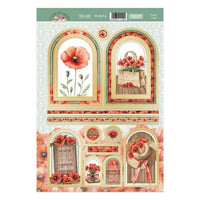 Hunkydory - August - Poppy Luxury Topper Sheet YEAR708