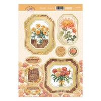 Hunkydory - November - Chrysanthemum Luxury Topper Sheet YEAR711
