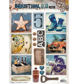 3D - Die Cut - Industrial Labels No 611